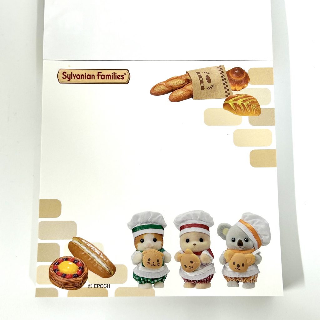 [used] Memo Pad Sylvanian Families Calico Critters
