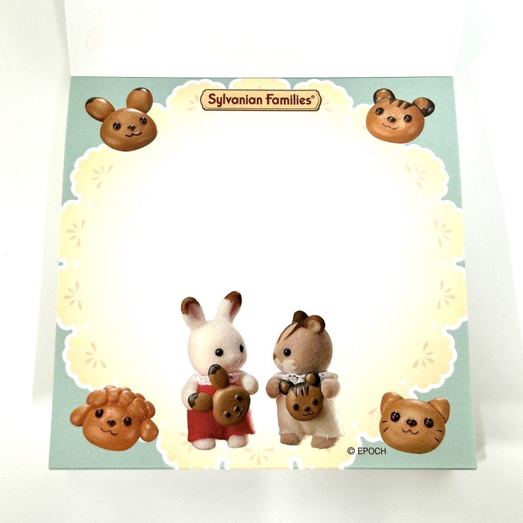 [used] Memo Pad Sylvanian Families Calico Critters