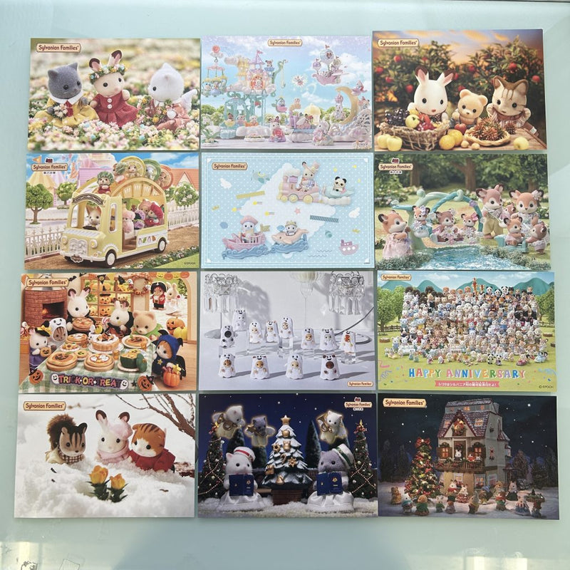 POSTCARD SET A Epoch Japan Sylvanian Families