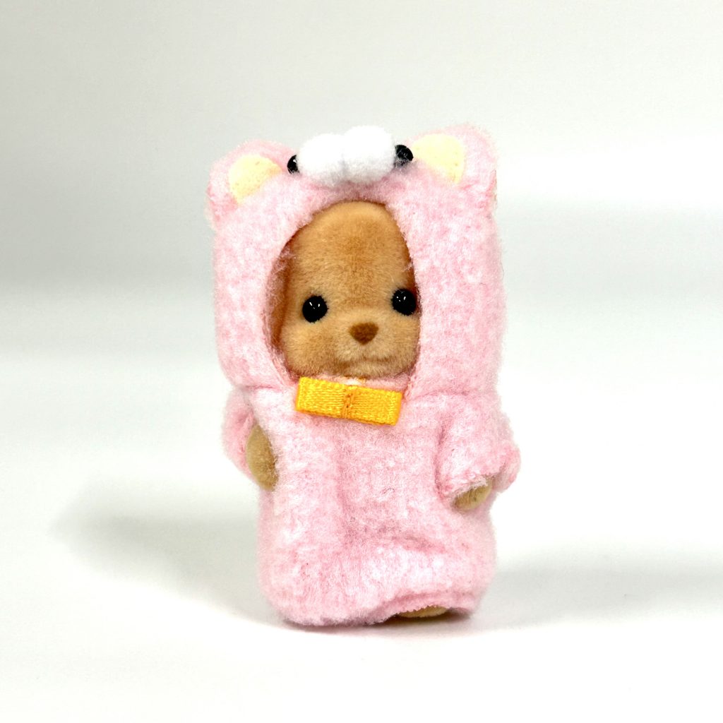 [used] 35th Anniversary Toy Poodle Baby In Pink Cat Costume Sylvanian Families Calico Critters