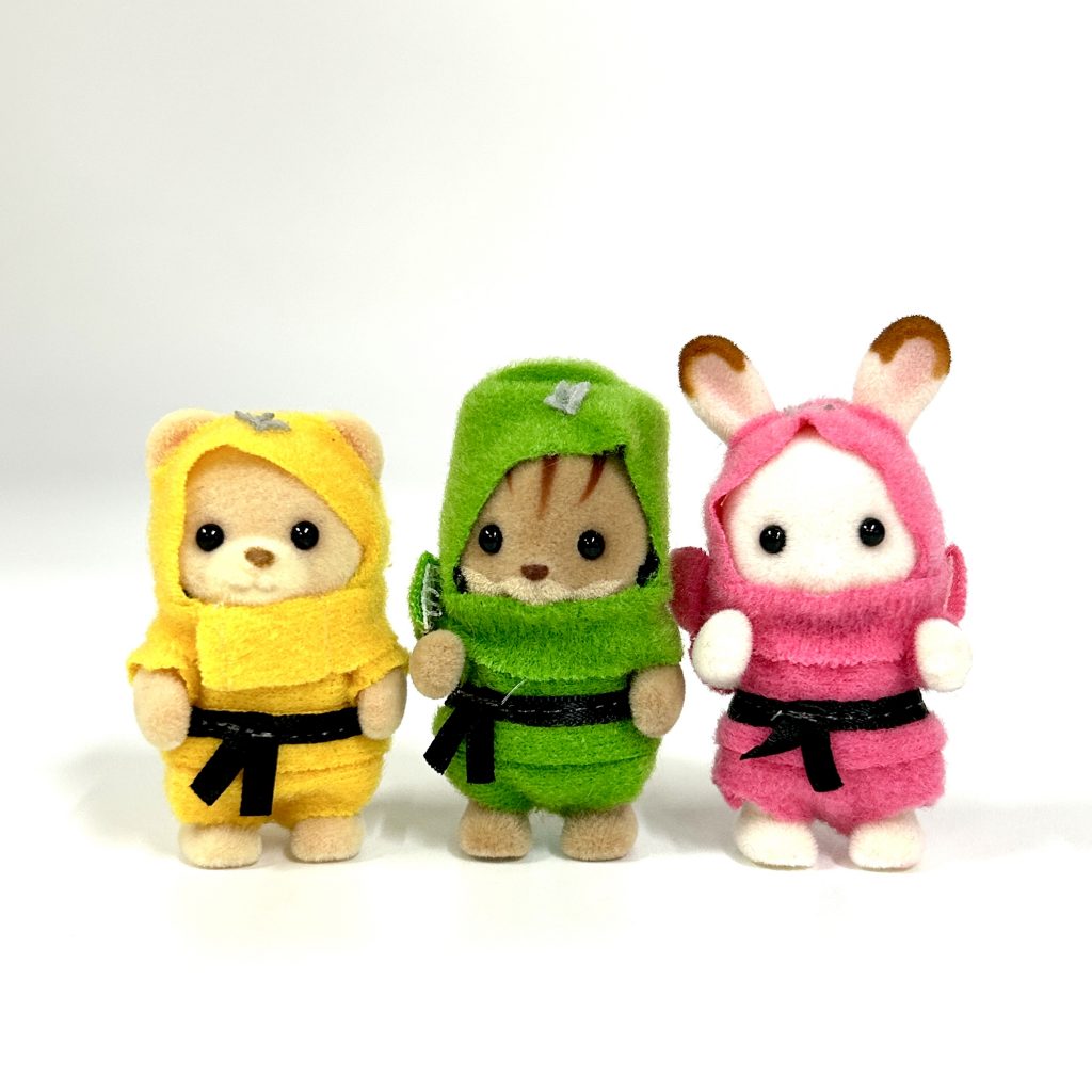 [used] Ninja Baby Trio 2021 Sylvanian Families Calico Critters
