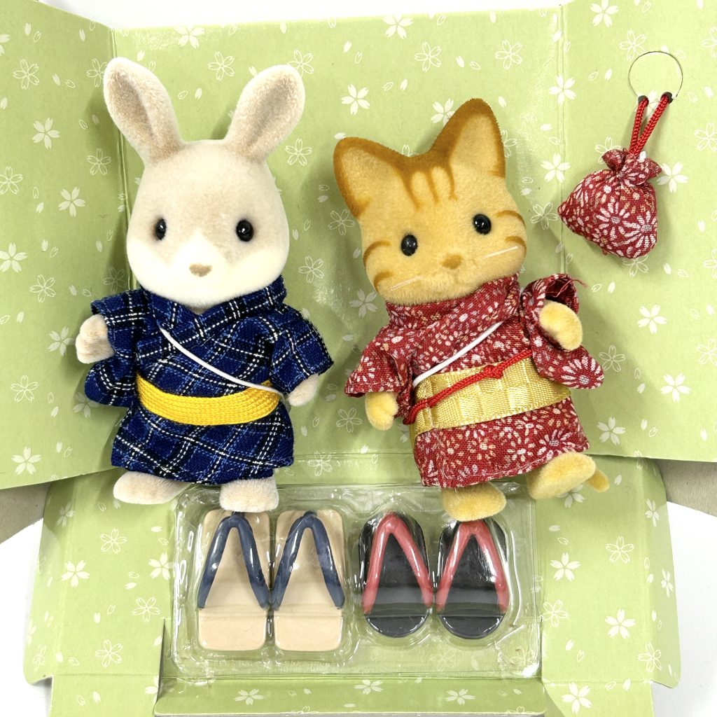 [used] 20th Anniversary Kimono Set 2004 C-39 Sylvanian Families Calico Critters