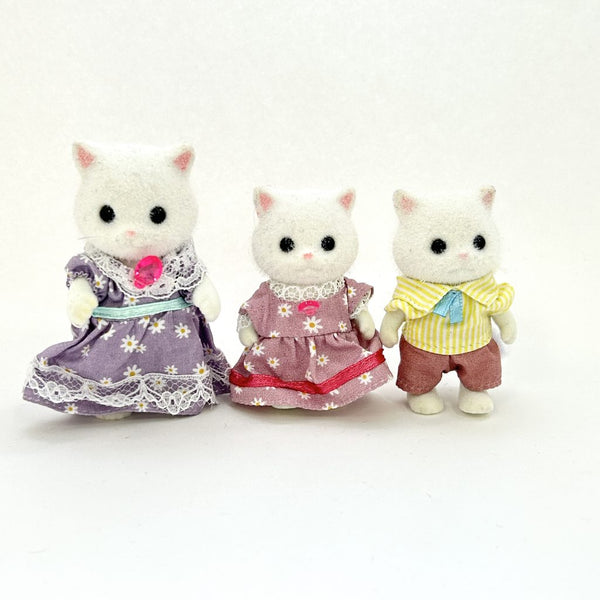 [Used] PERSIAN CAT FAMILY Calico Clitters Epoch Japan Sylvanian Families