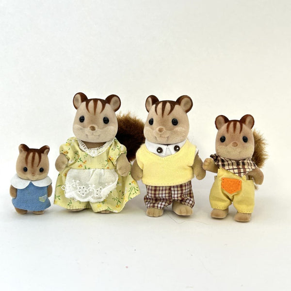 [Used] WALNUT SQUIRREL FAMILY Epoch Japan  Sylvanian Families