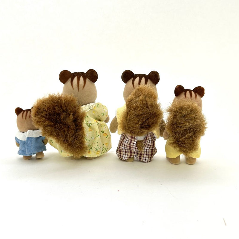 [Used] WALNUT SQUIRREL FAMILY Epoch Japan  Sylvanian Families