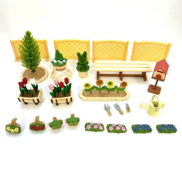 [Used] FAMILY FLOWER GARDEN SE-155 Epoch Japan Sylvanian Families