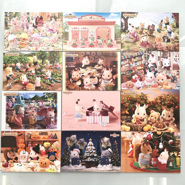 POSTCARD SET A Epoch Japan Sylvanian Families