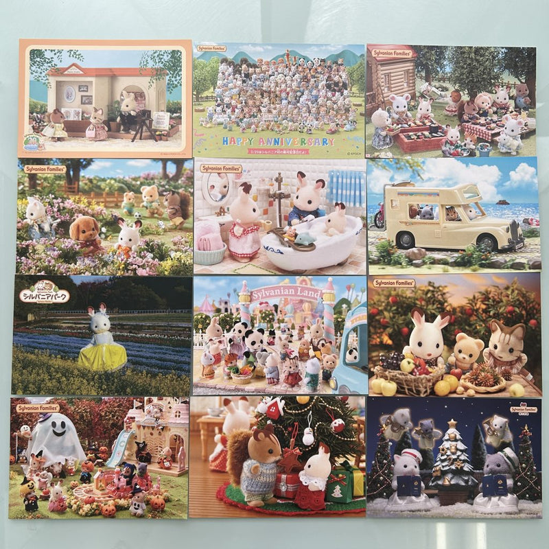 POSTCARD SET B Epoch Japan Sylvanian Families