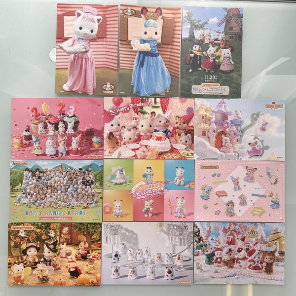 POSTCARD SET G Epoch Japan Sylvanian Families