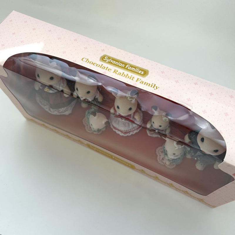 [Used] EXHIBITION EXCLUSIVE CHOCOLATE RABBIT FAMILY Sylvanian Families