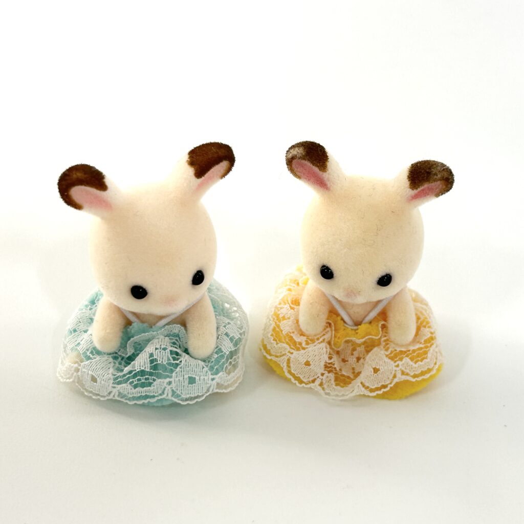 [used] Baby Chocolate Rabbit Sylvanian Families Calico Critters