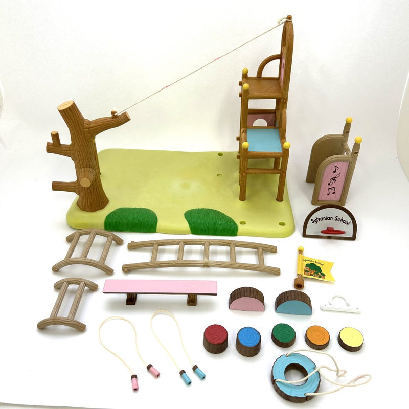 [Used] SCHOOL PLAYGROUND SET S-05 Epoch Japan Sylvanian Families