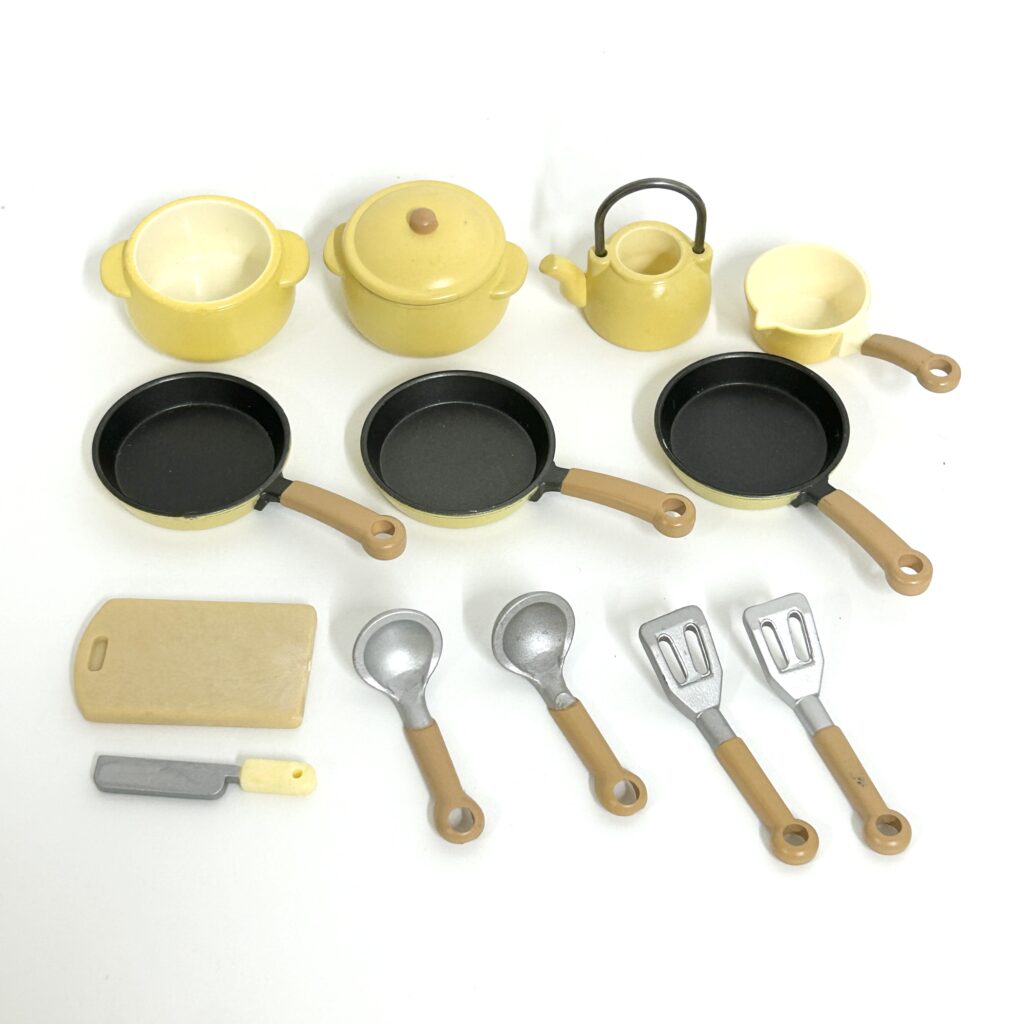 [used] Kitchen Grill Set Yellow Sylvanian Families Calico Critters