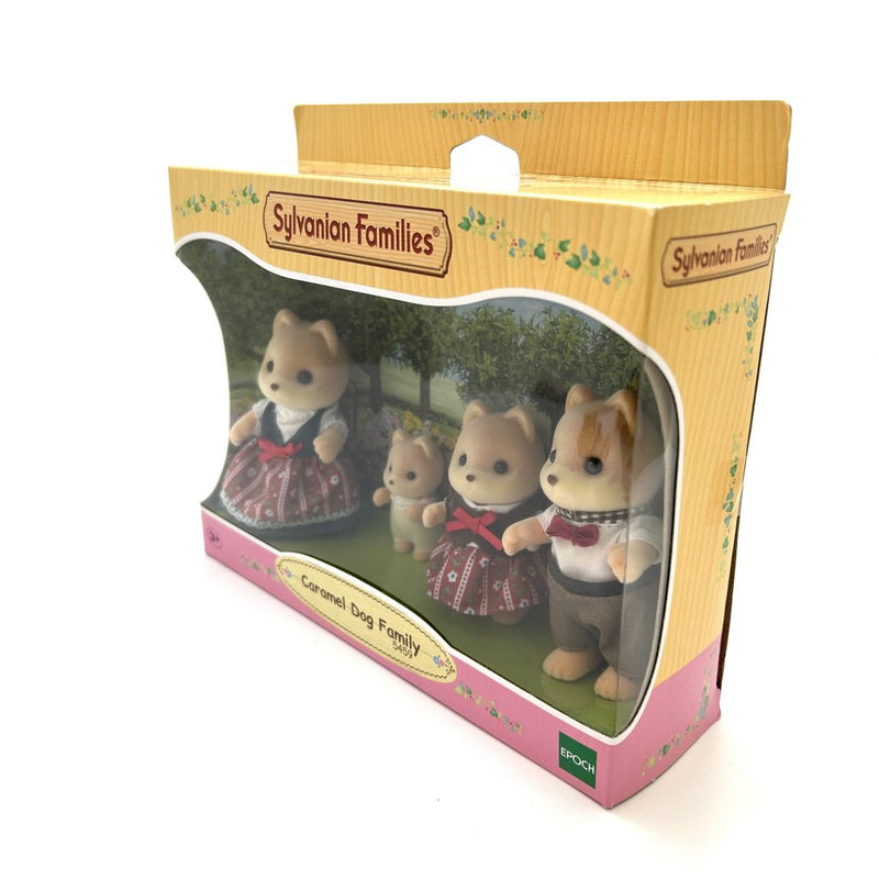 CARAMEL DOG FAMILY 5459 Calico Clitters Epoch Sylvanian Families