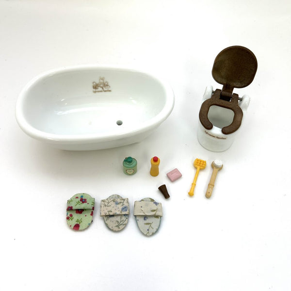 [Used] BATHROOM SET Epoch Japan Sylvanian Families