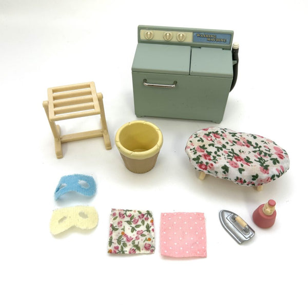 [Used] LAUNDRY ROOM SET Epoch Japan Sylvanian Families