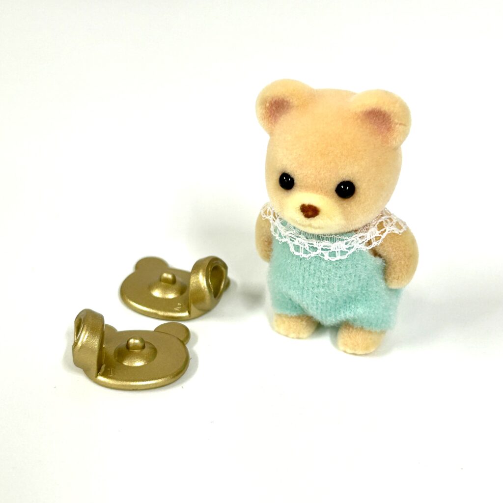 [used] Baby Recital Series 3 Bear Cymbal Sylvanian Families Calico Critters
