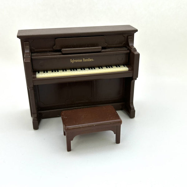 [Used] BROWN UPRIGHT PIANO Epoch Japan Sylvanian Families