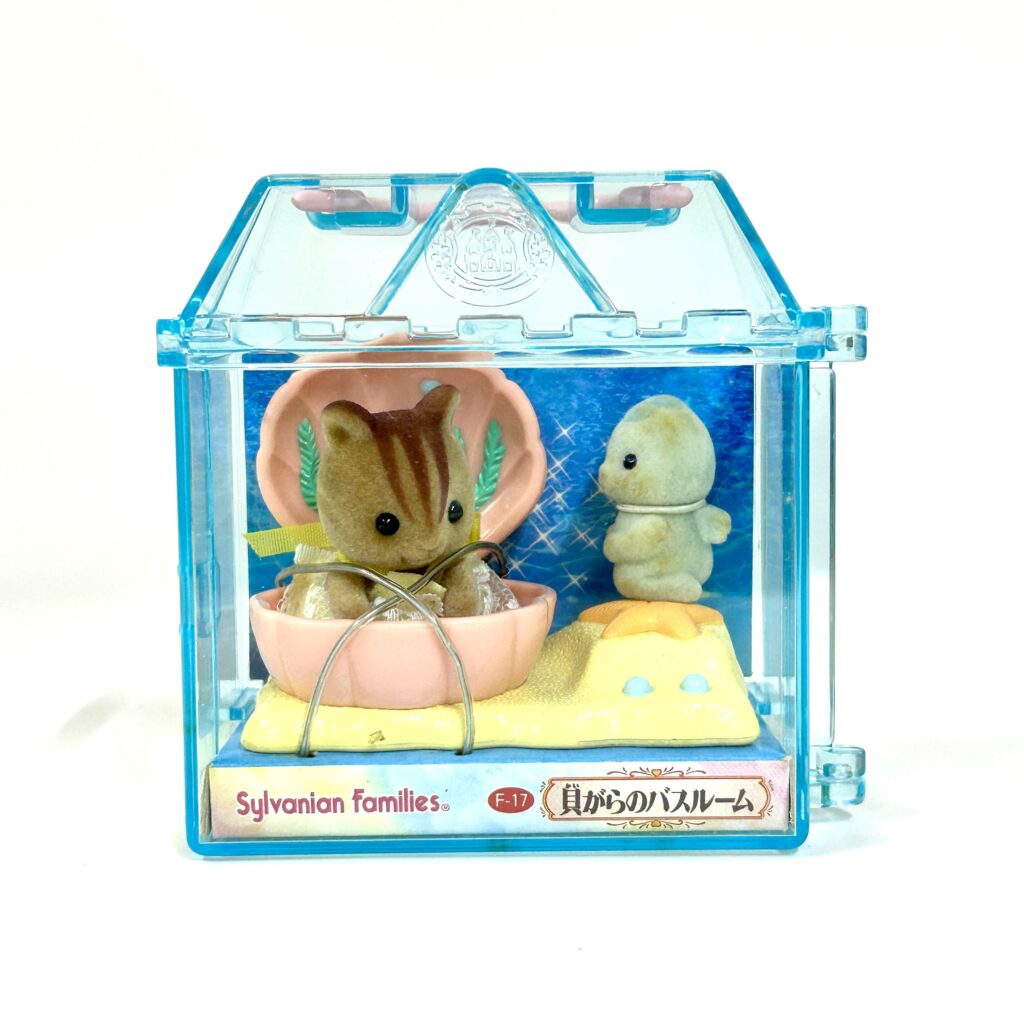 [used] Coquillage de bain Vintage Misty Forest Écureuil 1998 F-17 Sylvanian Families Calico Critters