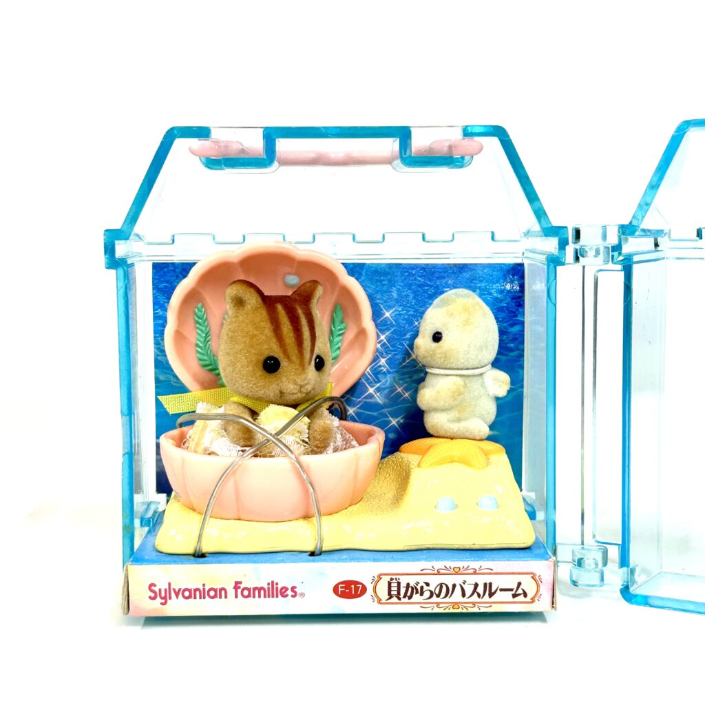 [used] Coquillage de bain Vintage Misty Forest Écureuil 1998 F-17 Sylvanian Families Calico Critters