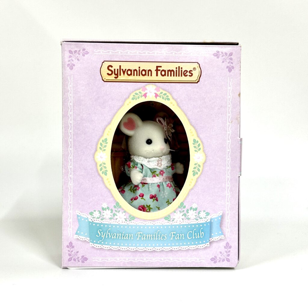 [used] Fan Club Figure Collectors Gift Box Marshmallow Mouse 2019 Sylvanian Families Calico Critters