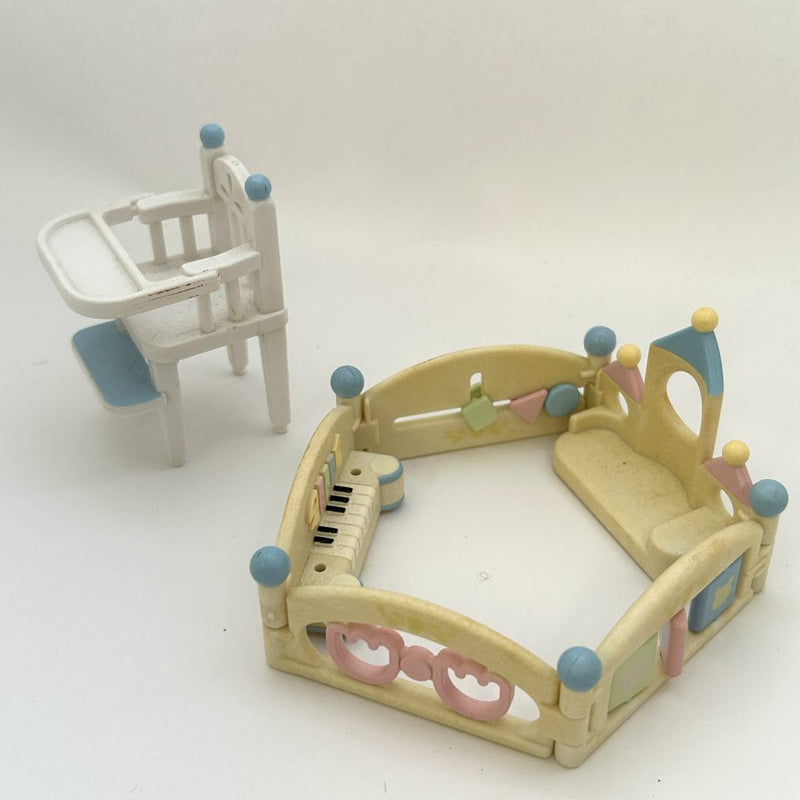 [Used] FURNITURE FOR A BABY'S ROOM SET Epoch Japan Sylvanian Families