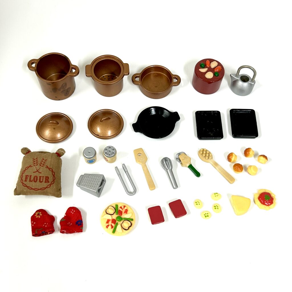 [used] Kitchenware Set 2001 MI-20 Sylvanian Families Calico Critters
