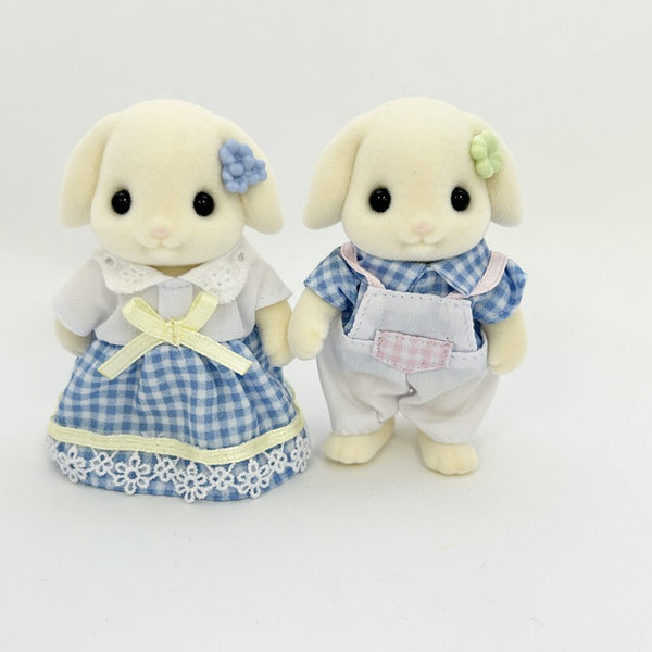 [Used] FLORA RABBIT FATHER MOTHER Epoch Japan Sylvanian Families