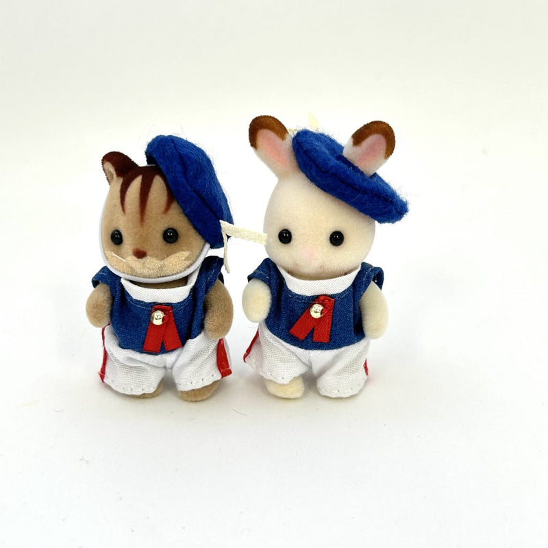 [Used] MARCHING BAND SQUIRREL CHOCOLATE RABBIT Sylvanian Families