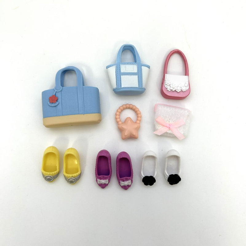 [Used] BAGS AND SHOES SET Epoch Japan Sylvanian Families