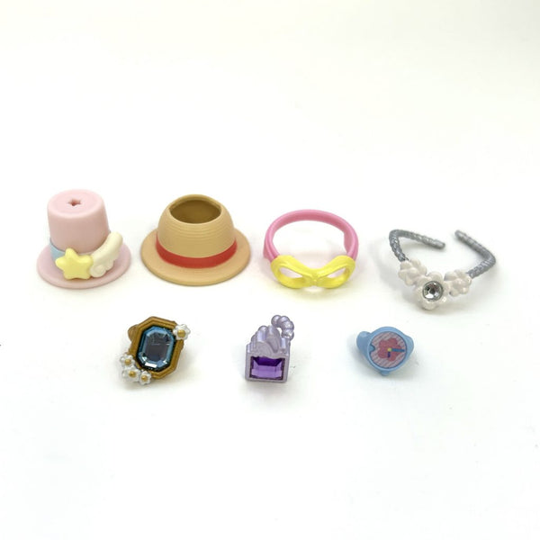 [Used] HEAD ACCESSORIES AND RING SET Epoch Japan Sylvanian Families