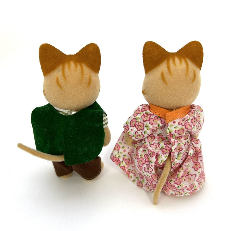 [Used] GINGER CAT FATHER MOTHER Epoch Japan Sylvanian Families