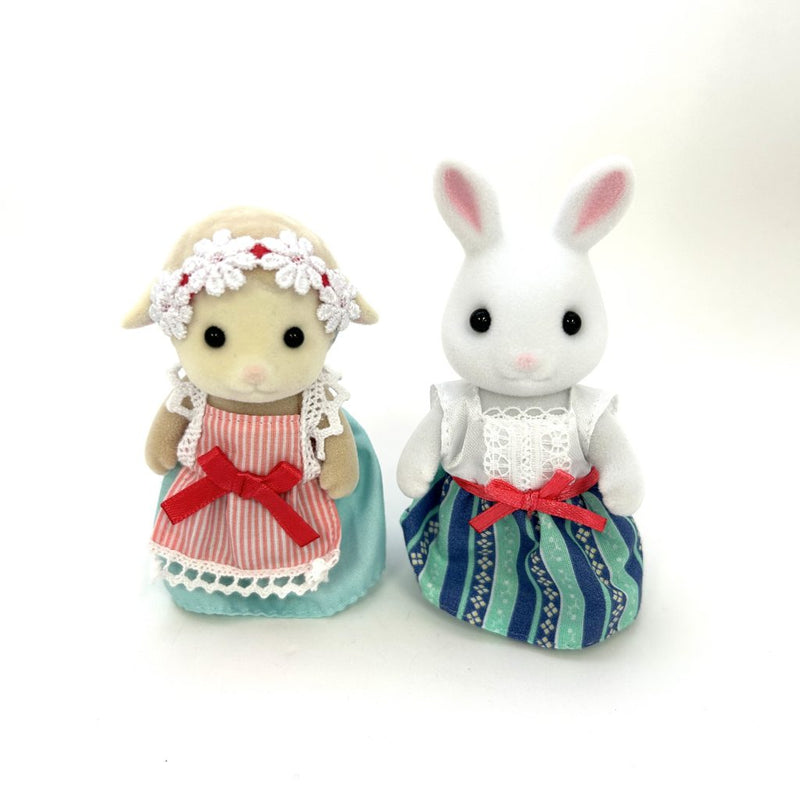 [Used] SHEEP WHITE RABBIT MOTHER Epoch Japan Sylvanian Families