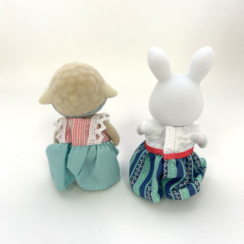 [Used] SHEEP WHITE RABBIT MOTHER Epoch Japan Sylvanian Families