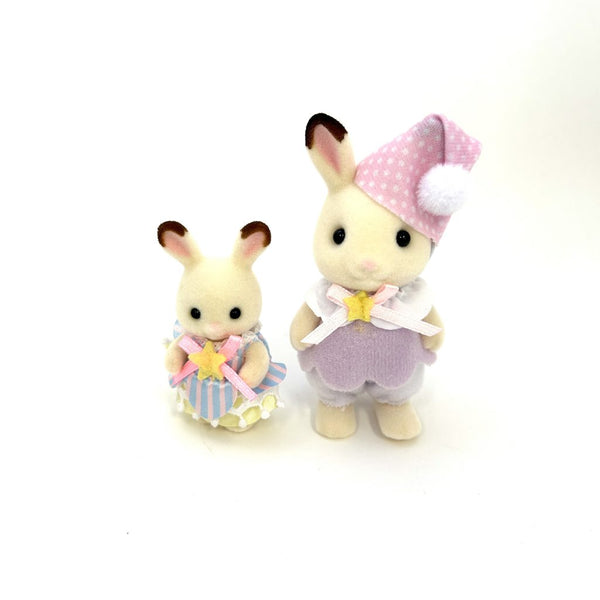 [Used] CHOCOLATE RABBIT GIRL BABY SET Epoch Japan Sylvanian Families