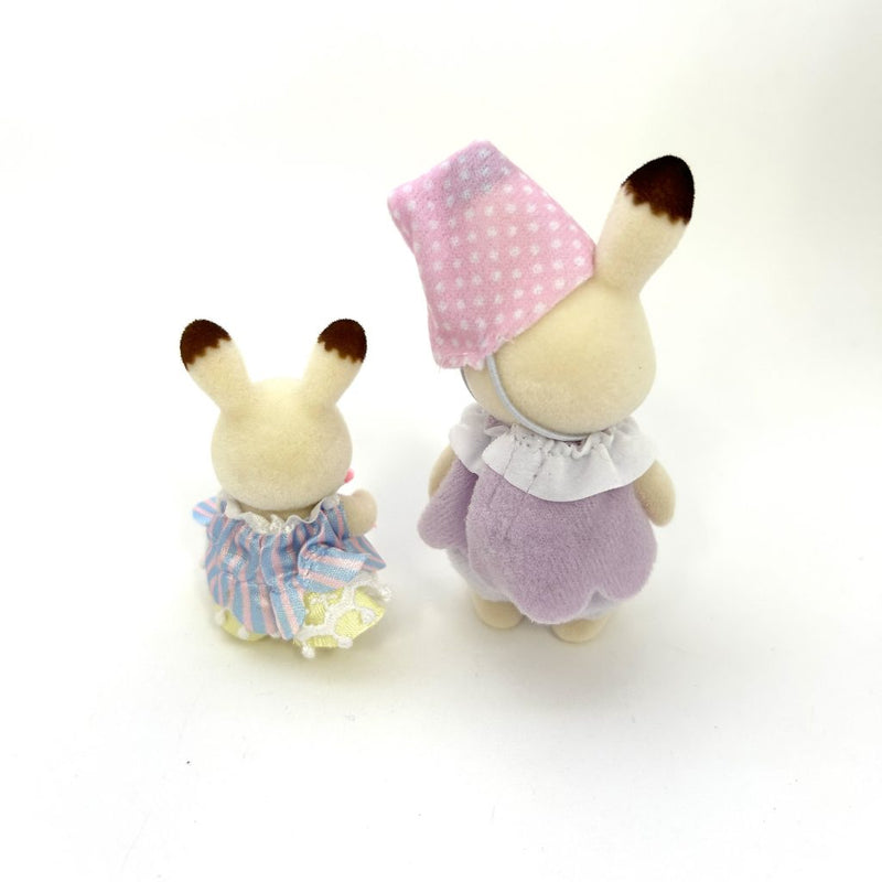 [Used] CHOCOLATE RABBIT GIRL BABY SET Epoch Japan Sylvanian Families