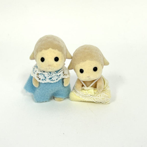 [Used] PINK SHEEP TWINS Epoch Japan Sylvanian Families