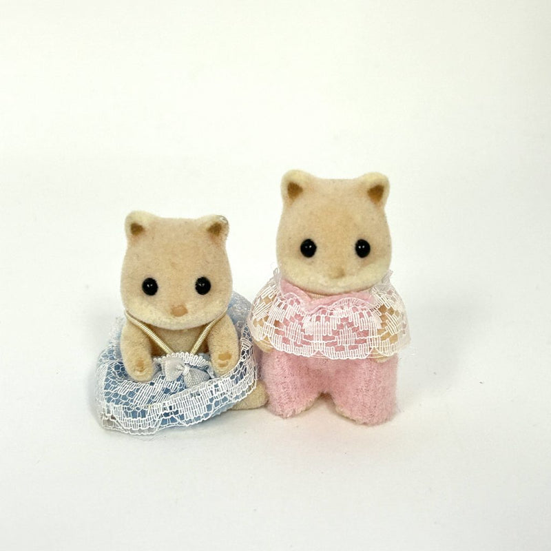 [Used] PINK HONEY FOX TWINS Epoch Japan Sylvanian Families