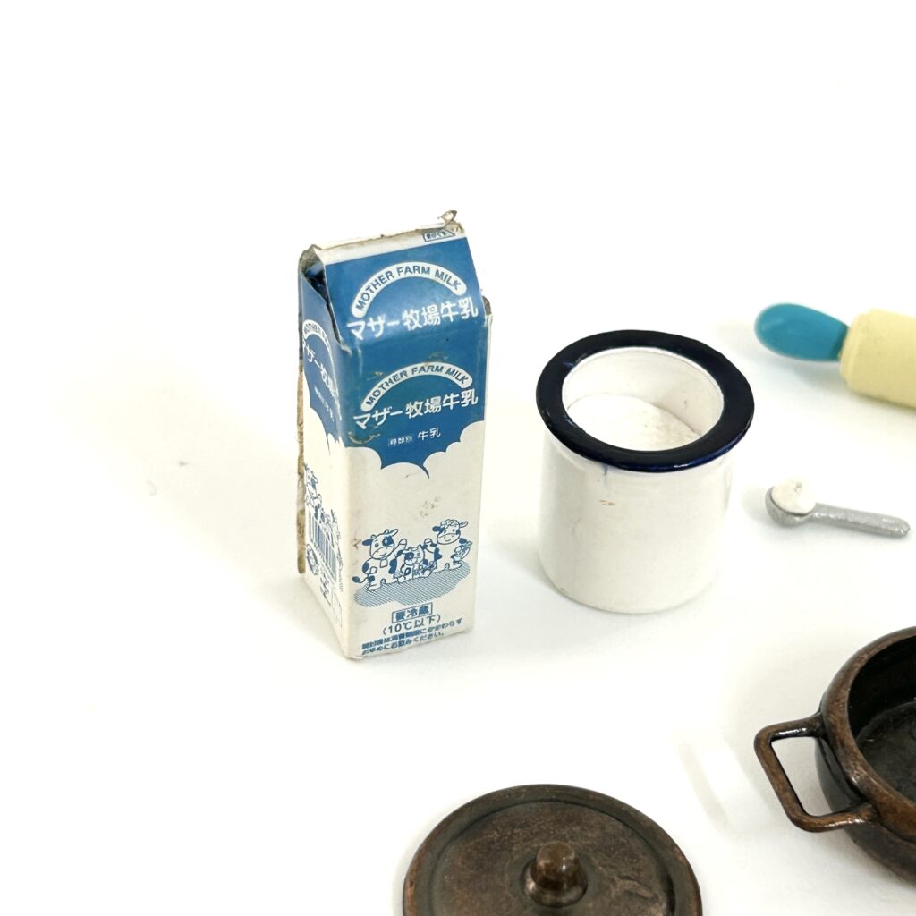 [used] Miniature Pot and Food No brand