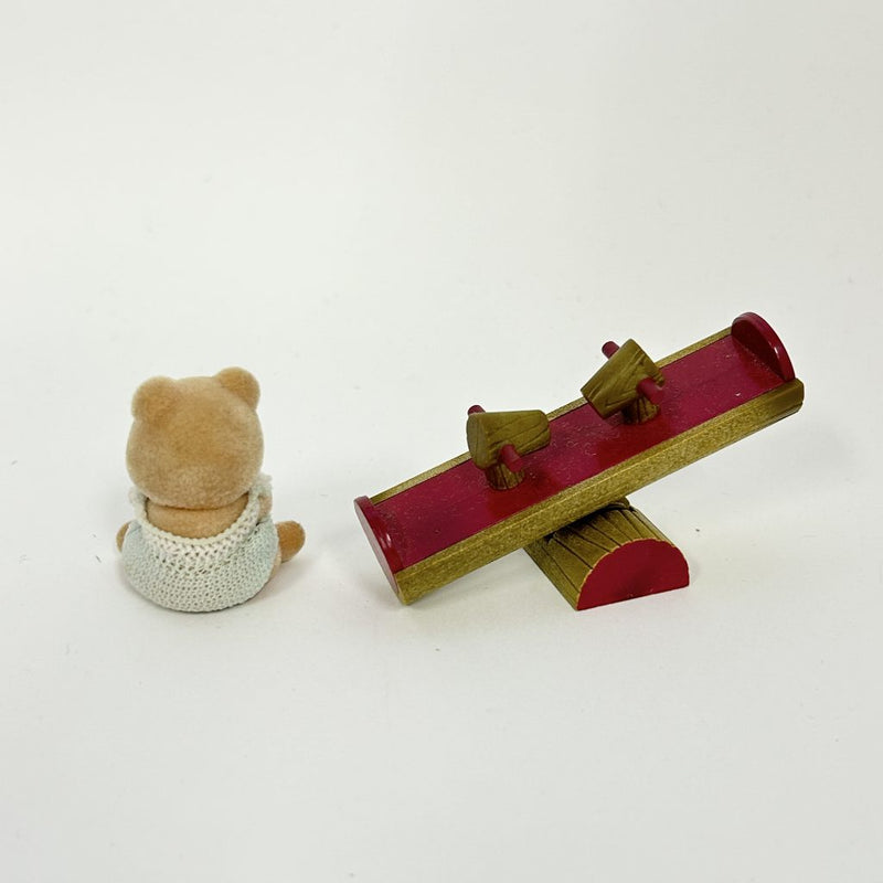 [Used] BABY BEAR SEESAW Epoh Japan Sylvanian Families