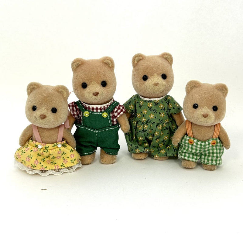 [Used] BEAR FAMILY Epoch Japan Sylvanian Families