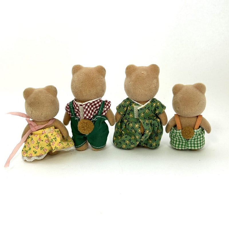 [Used] BEAR FAMILY Epoch Japan Sylvanian Families