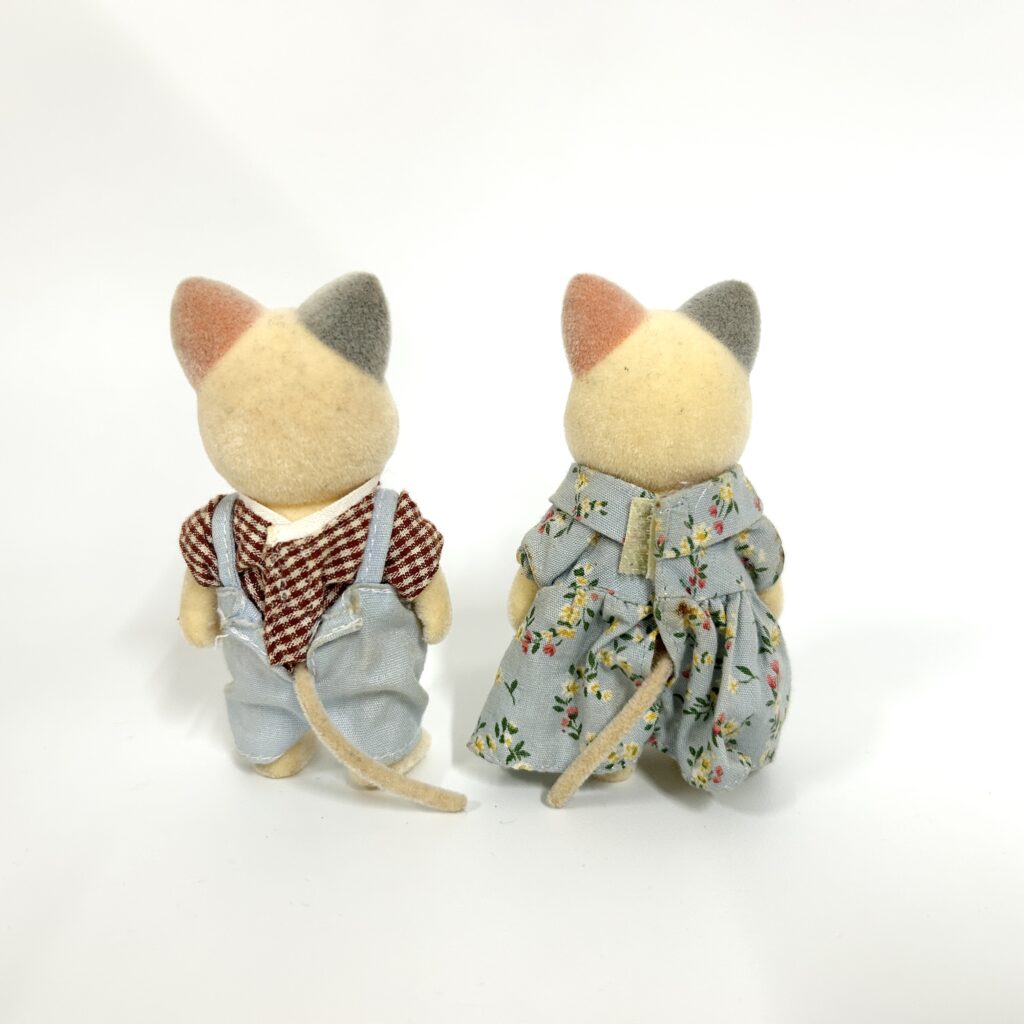 [used] Calico cat's father and mother Sylvanian Families Calico Critters