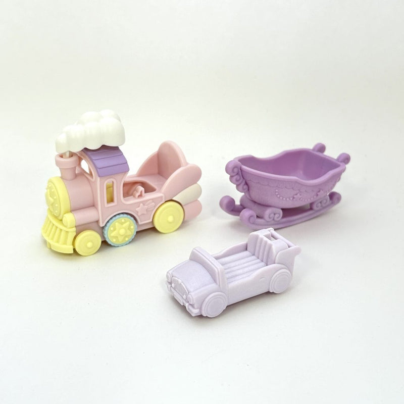 [Used] PURPLE VEHICLE SET Epoch Japan Sylvanian Families