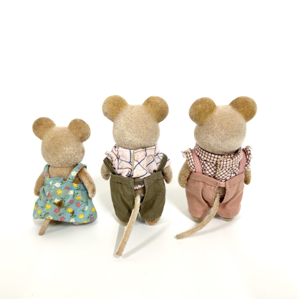 [d'occasion] Pères souris des villes et fillette Sylvanian Families Calico Critters