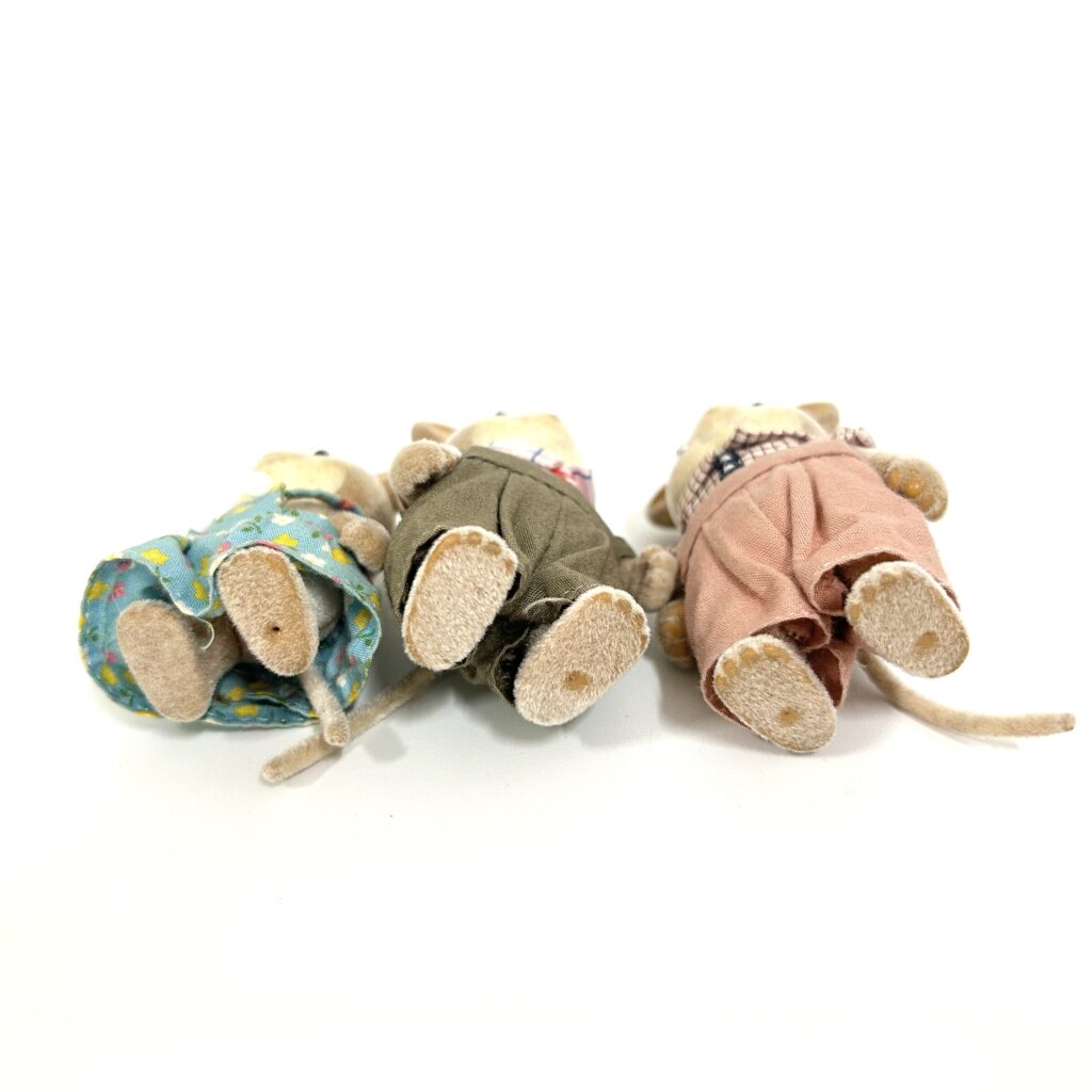 [d'occasion] Pères souris des villes et fillette Sylvanian Families Calico Critters