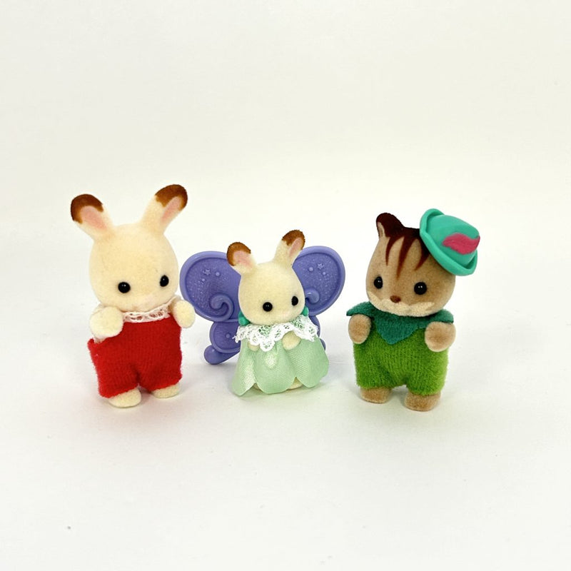 [Used] CHOCOLATE RABBIT WALNUT SQUIRREL Epoch Japan Sylvanian Families