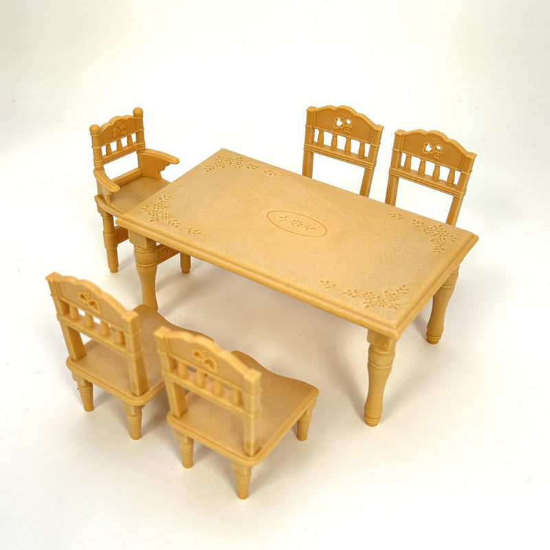 [Used] DINING TABLE SET Epoch KA-421 Sylvanian Families