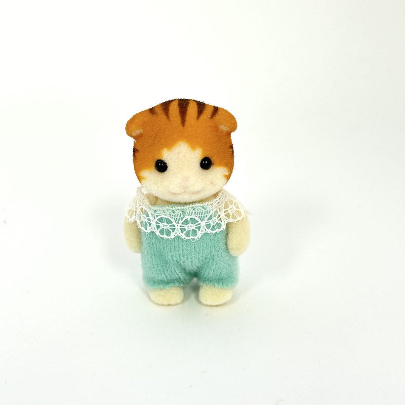 [Used] MAPLE CAT BABY GREEN Epoch Japan NI-101 Sylvanian Families