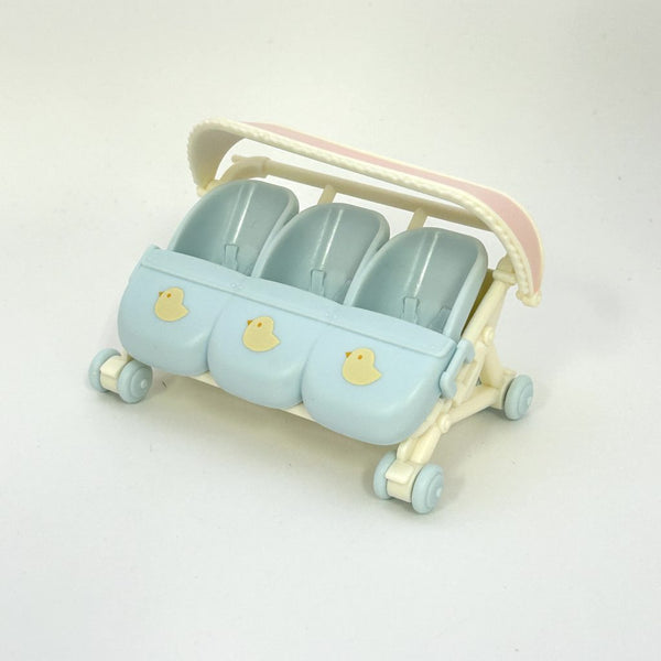 [Used] TRIPLE STROLLER PRAM PUSHCHAIR KA-217 2020 Sylvanian Families